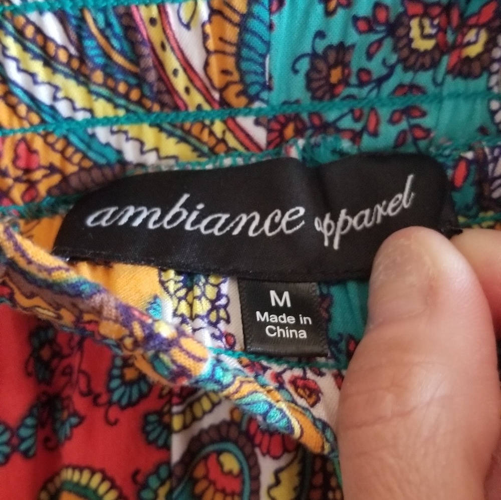Women's size medium boho pants